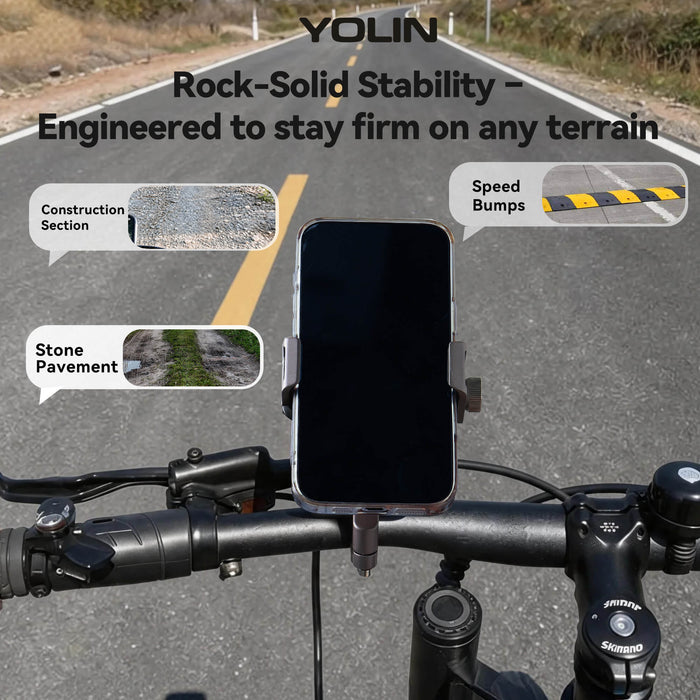 Yolin YL-W1 Wireless Charging E-Bike Phone Mount