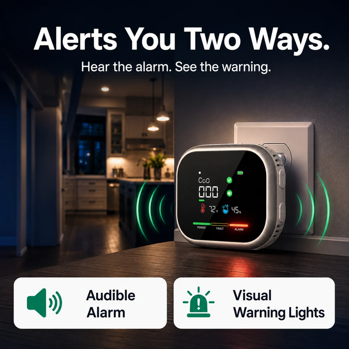 Zestronix™ 6-in-1 Home Safety Monitor